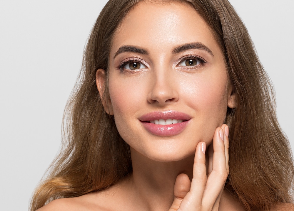 Healthy,Skin,Woman,Face,Beauty,Clean,Skin,Happy