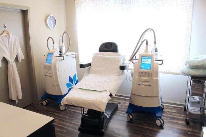 Atlanta Coolsculpting treatment room